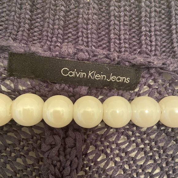 Navy long Sweater by Calvin Klein Jeans - Picture 2 of 9